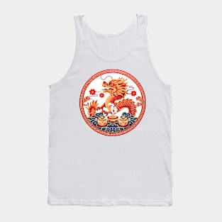 Dragon Festival: Lunar Celebration, Festive Art, and Asian Traditions Tank Top